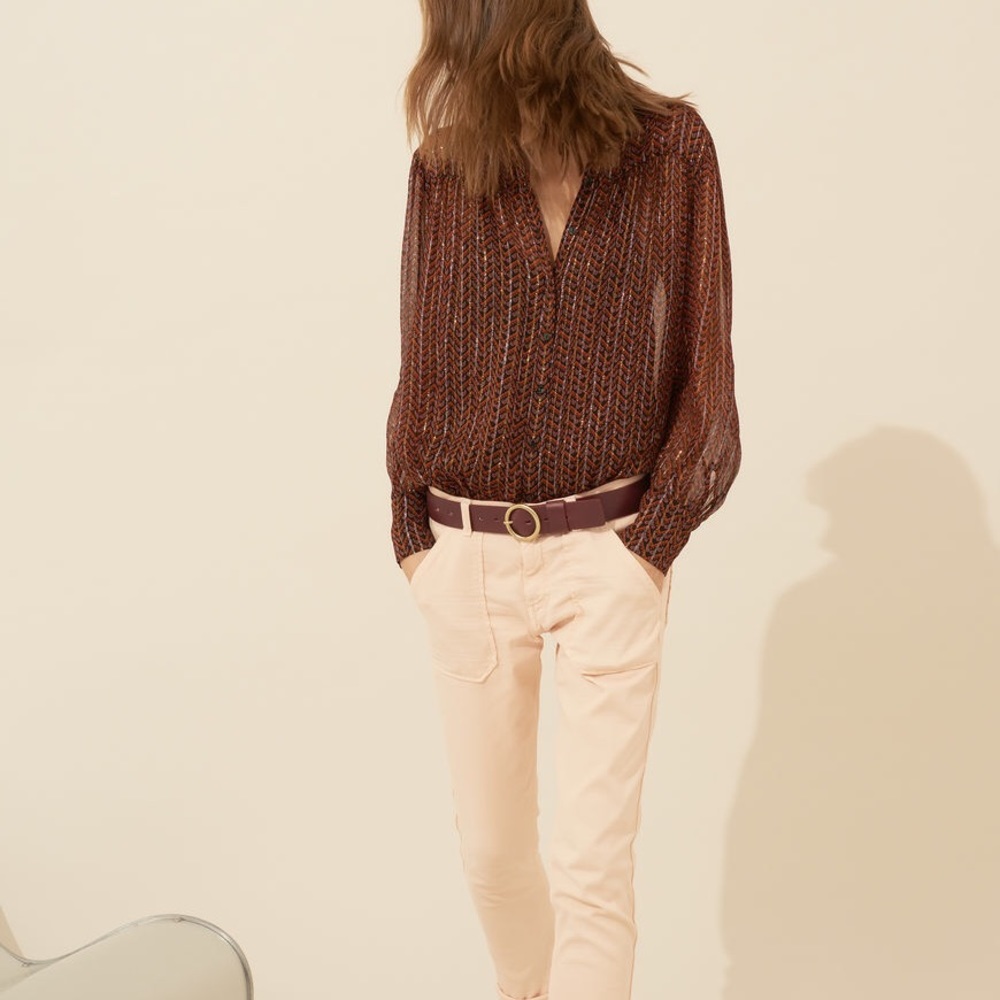 Ba&Sh Wize Printed Top